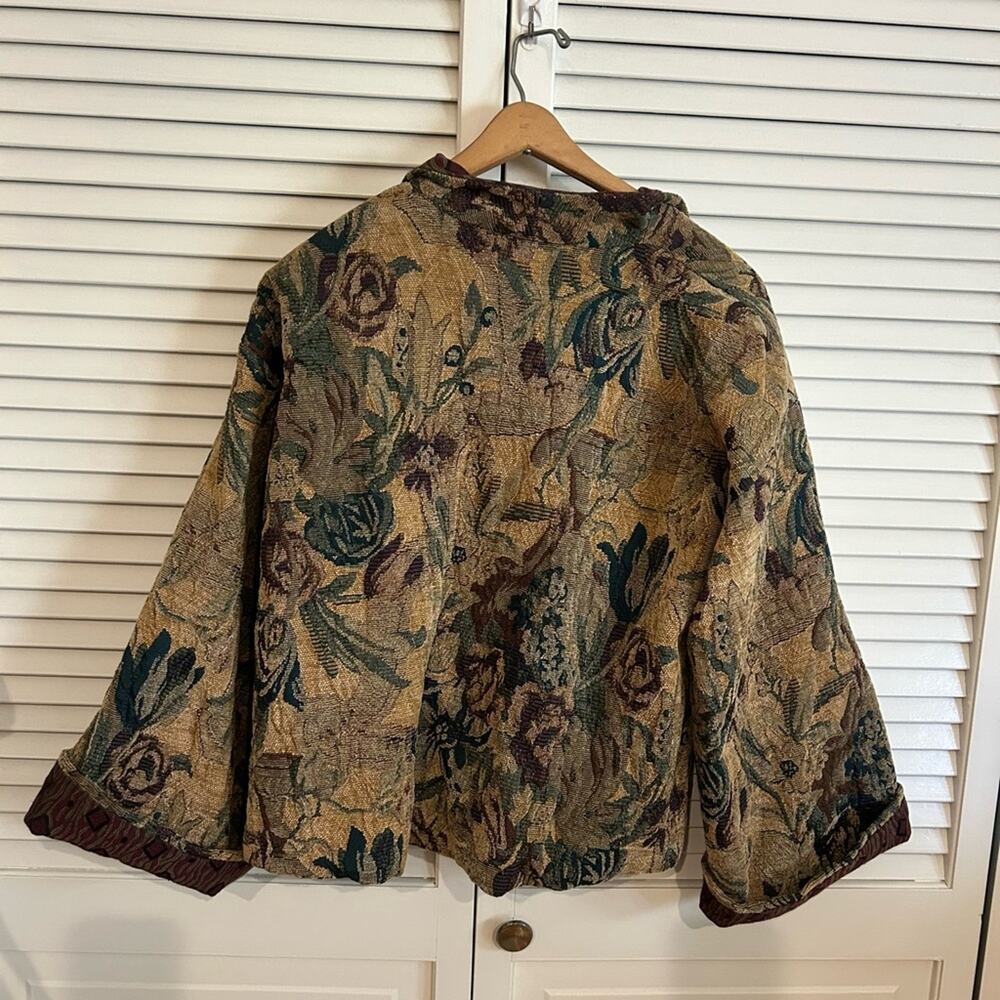 Handmade OOAK Reversible Tapestry Jacket - Picture 5 of 7